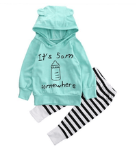 Thumbnail for “IT’S 5 AM SOMEWHERE” 2-PIECE BABY SWEATSHIRT AND PANTS