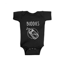 Thumbnail for Twins Baby Girls Boys Drinking Buddy Rompers