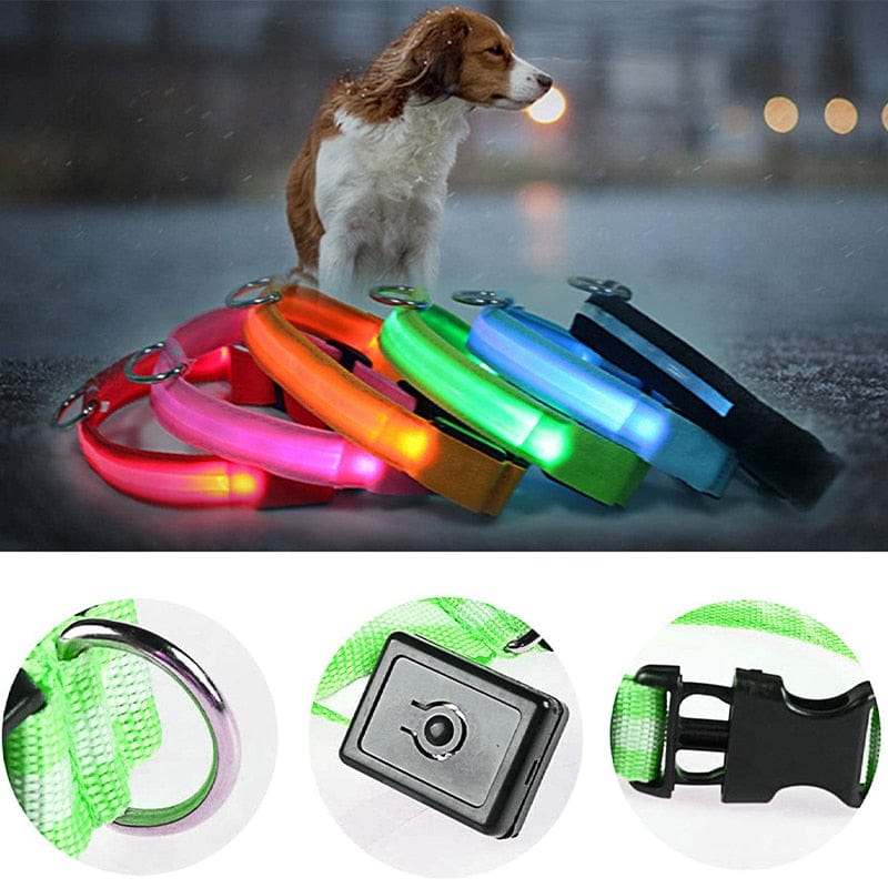 GlowGuard: The Ultimate LED Dog Collar for Nighttime Safety