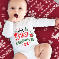 Thumbnail for My First Christmas Baby Romper